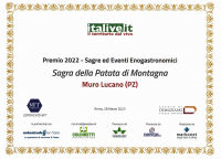 La Sagra della Patata di Montagna di Muro Lucano premiata a Roma come miglior evento dell&#039;anno